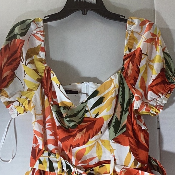 BCX Juniors Printed Chiffon Fit & Flare Dress - Picture 3 of 8